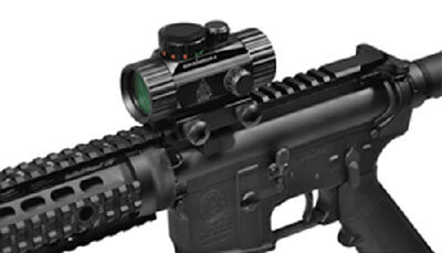 UTG SCP-RD40RGW CQB Dot Sight 1x 30mm Obj Unlimited Eye Relief 4 MOA Black