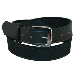 Dress Belt W/ Stitched Edge 1.5  Wide