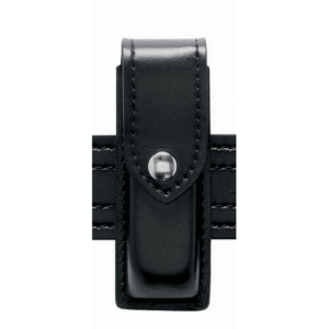 Blackhawk 410600PBK Single Mag Case Matte Black Polymer Belt Clip Compatible w/ Double Stack 9mm/10mm/40/45/357