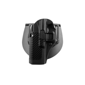 Blackhawk 410000BKL Serpa CQC OWB Size 00 Black Carbon Fiber Polymer Belt Loop/Paddle Compatible w/Glock 17/22/31/47 Left Hand