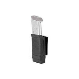 Blackhawk 410600PBK Single Mag Case Matte Black Polymer Belt Clip Compatible w/ Double Stack 9mm/10mm/40/45/357