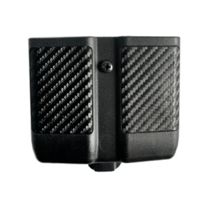 Blackhawk 410510PBK Double Mag Case Black Polymer Belt Clip Compatible w/ Single Stack 9mm/10mm/40/45/357