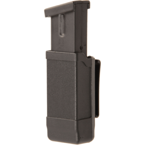 Blackhawk 410500PBK Single Mag Case Matte Black Polymer Belt Clip Compatible w/ Single Stack 9mm/40/45/357