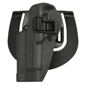 Blackhawk 410568BKL Serpa CQC OWB Size 68 Matte Black Polymer Belt Loop/Paddle Fits Glock 43 Left Hand
