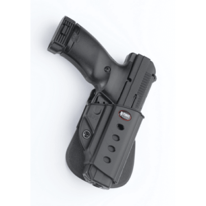 Fobus GLT19RP Active Retention Tactical OWB Black Polymer Belt Fits Glock 19/23/32 w/Tactical Light or Laser Right Hand