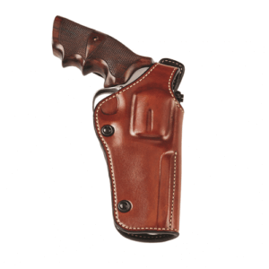 Galco PHX124 Phoenix  OWB Tan Leather Belt Slide Fits S&W N Frame Fits 5 Barrel Right Hand”