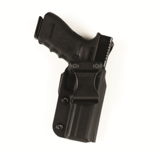 Galco SIL212B Silhouette OWB Black Leather Belt Slide Fits 1911 Fits 3-5″ Barrel Right Hand