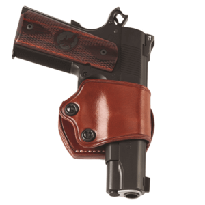 Galco TR158 Triton 2.0 Open Top Black Leather UniClip/Stealth Clip Fits S&W J Frame Fits Charter Arms Undercover Right Hand