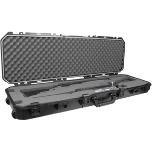 Plano PLA118521 All Weather Double Gun Case 53.5″ x 17″ x 7″ (Exterior) Polymer Black