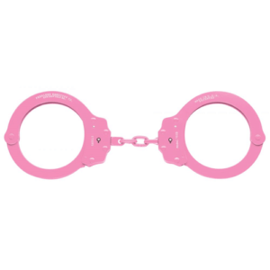 752CP Oversize Chain Handcuff Pink