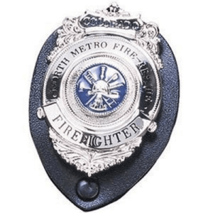 Clip-On Badge Holder – Oval – Velcro® Closure