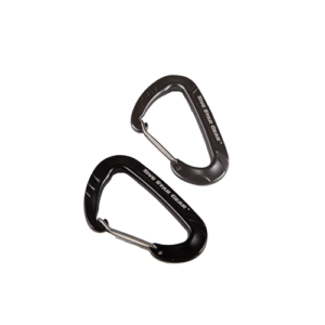5IVE STAR-CARABINERS, 2-PACK WIREGATE, BLK/GREY
