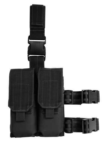 Drop Leg Platform with Attached M4/M16 Double Mag Pouch