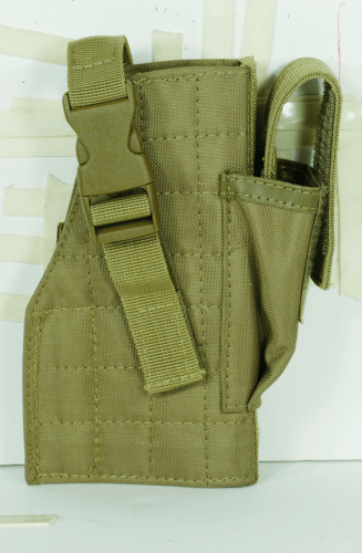 Tactical Molle Holster w/ Attached Mag Pouch