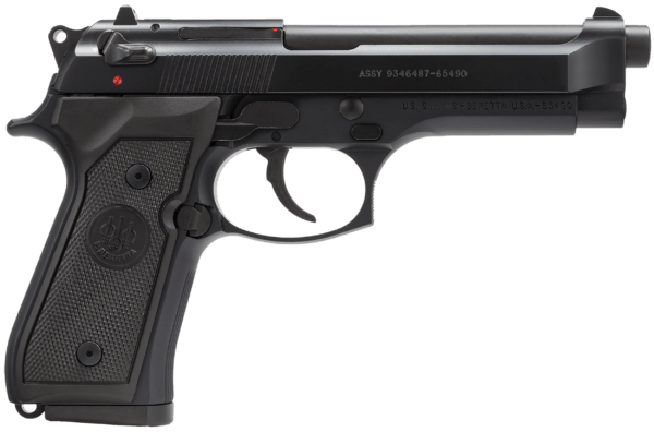 Beretta USA J92M9A0CA M9 *CA Compliant 9mm Luger 4.90″ Barrel 10+1 Bruniton Finish Aluminum Frame Serrated Steel Slide Aluminum Grip