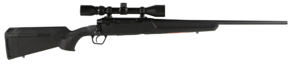 Savage Arms 57259 Axis XP 6.5 Creedmoor 4+1 Cap 22″ Matte Black Rec/Barrel Matte Black Stock Right Hand (Full Size) Includes Weaver 3-9x40mm Scope