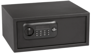 Bulldog BD1035 Digital Laptop Vault Standard Keypad/Key Entry Black Powder Coat Steel 17″ x 14.50″ x 7.70″