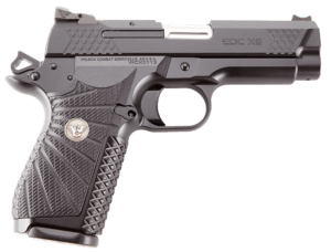 Wilson Combat EDCX9 1911 EDC X9 9mm Luger Single 4″ 15+1 Black G10 Grip Black Stainless Steel Slide