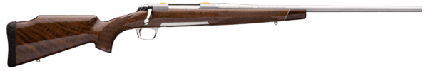 Browning 035235229 X-Bolt White Gold Medallion 300 Win Mag 3+1 26 Satin Stainless/ Free-Floating Barrel  Satin Stainless/ Stainless Steel Receiver  Gloss Black Walnut/ Monte Carlo Stock  Right Hand”