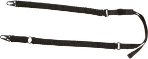 CVA 500032 Claw Sling made of Black Polymer with Adjustable Design & Hush Stalker II Swivels for Shotguns