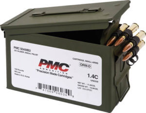 PMC AMMO .50 BMG 660 GRAIN FMJ-BT 100 ROUNDS LINKED