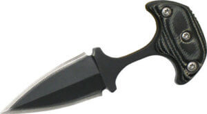 ABKT ELITE BOOT KNIFE 3.5 BLADE W/ METAL & NYLON CLIPS