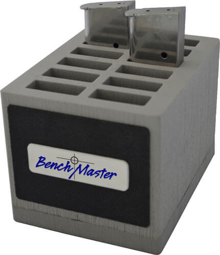 BENCHMASTER DOUBLE STACK 9MM 12 UNIT MAG RACK
