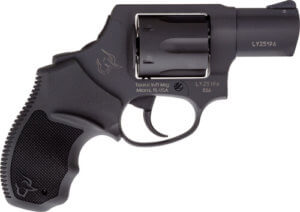 Taurus 2856021CH 856 38 Special +P Caliber with 2″ Barrel 6rd Capacity Cylinder Overall Matte Black Metal Finish Concealed Hammer Frame & Finger Grooved Black Rubber Grip