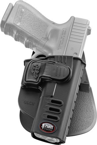 Fobus GLCH Active Retention CH OWB Polymer Paddle Fits Glock 17/19/22/23/31/32/34/35/45 Right Hand