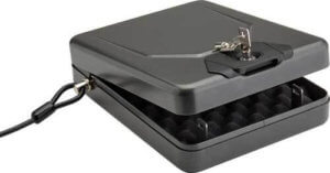 Hornady 98153 Alpha Elite Lock Box Key Entry Black Steel 10.25 x 8″ x 2.75″”