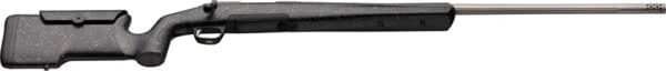 Browning 035438229 X-Bolt Max Long Range 300 Win Mag 3+1 26 Stainless Fluted Heavy Barrel  Gray Recoil Hawg Muzzle Brake  Matte Black Steel Receiver  Black/Gray Speckled Adjustable Comb Max Stock  Suppressor & Optics Ready”