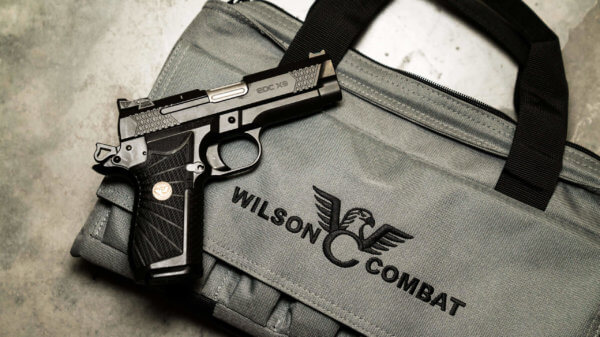 Wilson Combat EDCXCP9 1911 EDC X9 9mm Luger 4″ 15+1 Black Armor-Tuff Aluminum Frame Black Stainless Steel Slide with Black G10 Grip