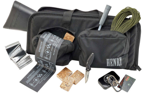 Henry H002BSGB U.S. Survival Pack AR-7 22 LR Caliber with 8+1 Capacity, 16.13″ Barrel, Black Metal Finish & Black Stock Right Hand