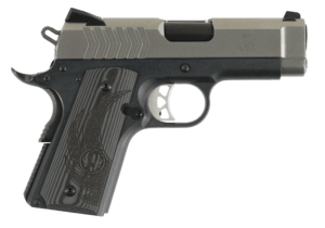 Ruger 6722 SR1911 Lightweight Commander 9mm Luger SAO 4.25″ 9+1 Black Rubber Grip Gray Anodized Aluminum Frame Low-Glare Stainless Slide