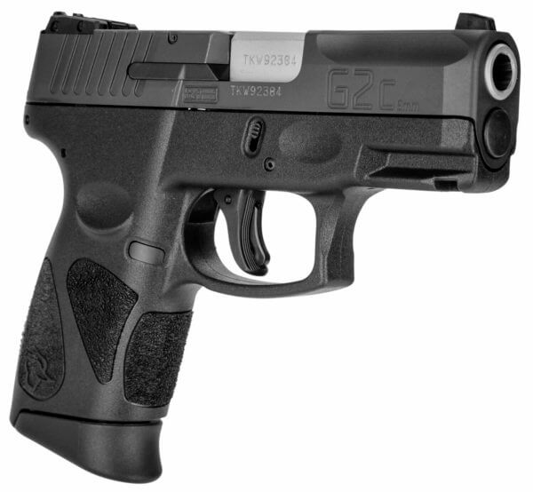 Taurus 1-G2C931-12 G2c 9mm Luger Caliber with 3.20″ Barrel, 12+1 Capacity, Black Finish Picatinny Rail Frame, Serrated Matte Black Steel Slide, & Polymer Grip Includes 2 Mags