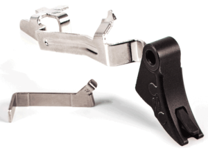 ZEV CFTPROBARSMBB Pro Trigger BAR Kit Curved with Black Safety for Most Glock Gen 1-4