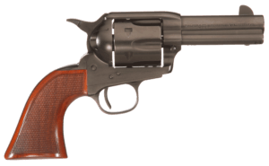 Taylors & Company 550885DE Runnin Iron Black Rock 45 Colt (LC) Caliber with 4.75 Barrel  6rd Capacity Cylinder  Overall Black Nitride Finish Steel  Checkered Walnut Grip & Overall Taylor Polish”