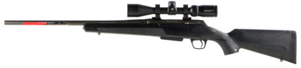 Winchester Repeating Arms 535737218 XPR Compact Scope Combo 7mm-08 Rem 3+1 20″ Free-Floating  Barrel  Black Perma-Cote Barrel/Receiver  Nickel Teflon Coated Bolt  Synthetic Stock w/Textured Grip Panels  Includes Vortex Crossfire II 3-9x40mm Scope