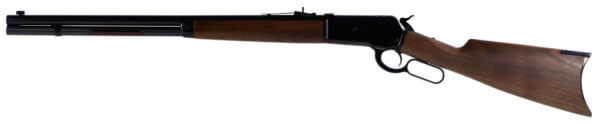 Winchester Repeating Arms 534175171 Model 1886 Short Rifle 45-90 Win 8+1 24 Blued Round Barrel w/Recessed Crown  Blued Steel Receiver/Lever/Forearm Cap & Crescent Buttplate  Walnut Straight Grip Stock & Forearm  Steel Loading Gate  Drilled & Tapped”