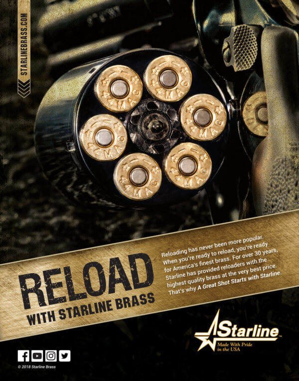 Starline Brass 41MEUP100 Unprimed Cases Handgun 41 Rem Mag Unprimed Brass 100 Per Bag