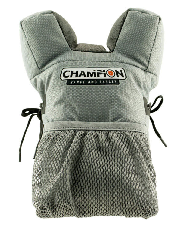 Champion Targets 40895 Shooting Bag Rail Rider Front Bag Gray w/Black Panels