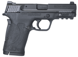 Smith & Wesson 180023 M&P 380 Shield EZ 380 ACP 3.68″ 8+1 Black Black Armornite Stainless Steel Black Polymer Grip