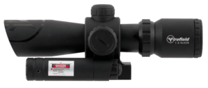 Firefield FF13064 Barrage Matte Black 2.5-10x40mm Illuminated Red/Green Mil-Dot Reticle