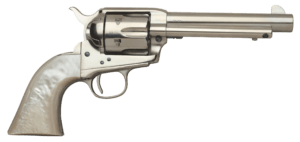 Taylors & Company 555114 1873 Cattleman 45 Colt (LC) Caliber with 5.50 Barrel  6rd Capacity Cylinder  Overall Nickel-Plated Finish Steel  Ivory Synthetic Grip & Overall Taylor Polish”
