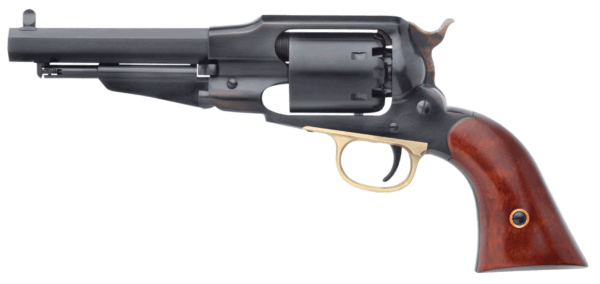 Taylors & Company 550833 1858 Remington Break Open 44 Cal Striker Fire 5.50 6 Shot Blued Walnut Grip”