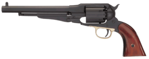 Taylors and Company 430ABR 1858 Remington Revolver 44 Black Powder 8″ Blade Front Striker Fire Black Nitride