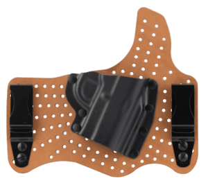 Bianchi 19221 100 Professional IWB Size 01 Tan Leather Belt Clip Fits Ruger LCR/S&W J Frame 2″ Left Hand