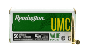 Remington Ammunition L300AAC4V UMC 300 BO 220 gr Open Tip Flat Base 50 Rd Box / 8 Cs