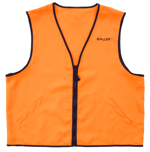 Allen 15766 Deluxe Hunting Vest Large Polyester Blaze Orange