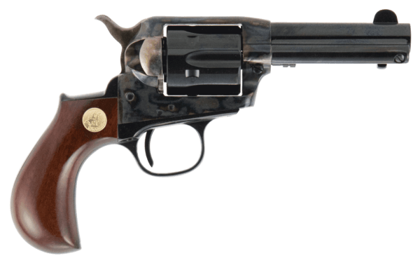 Cimarron CA980 Lightning Lightning Revolver 38 Special 3.50″ Walnut Grip Blued
